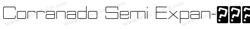 Corranado Semi Expan字体转换